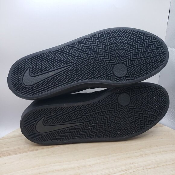 NIKE SB Check Solarsoft 921463-001 Black Canvas Casual Shoes/Sneakers Size 8 - Picture 6 of 7